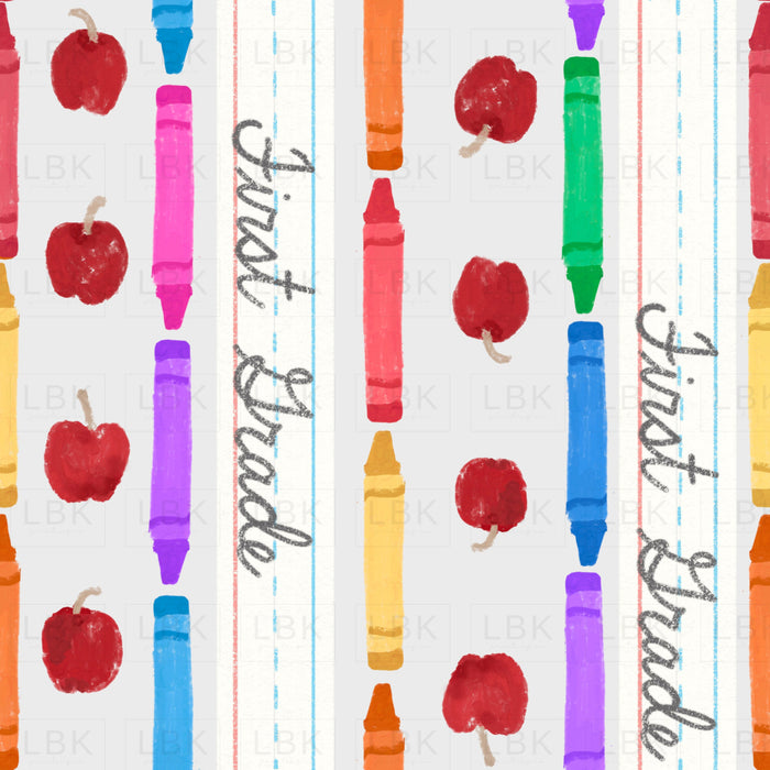 First grade stripe light gray