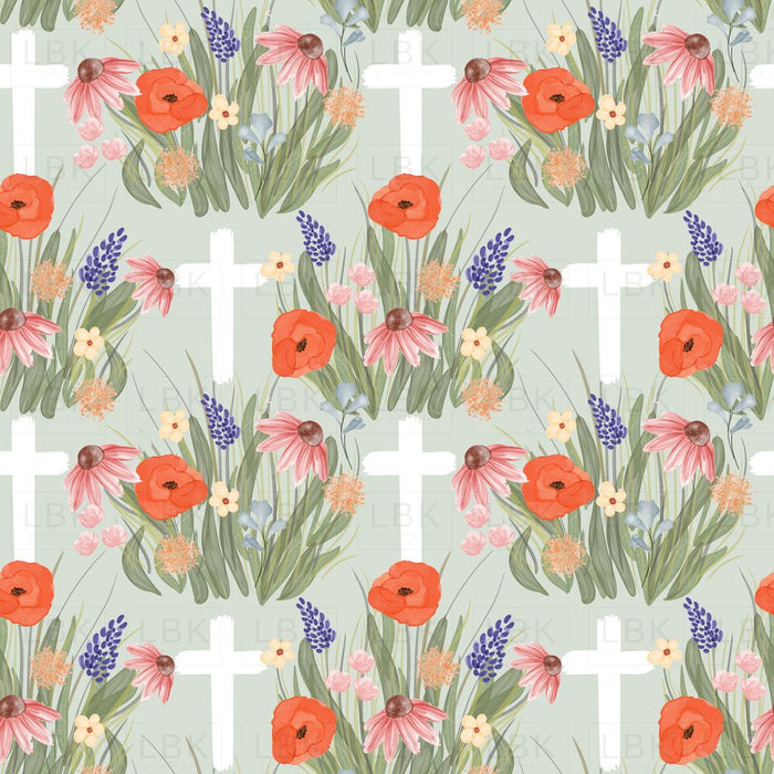 Floral Cross