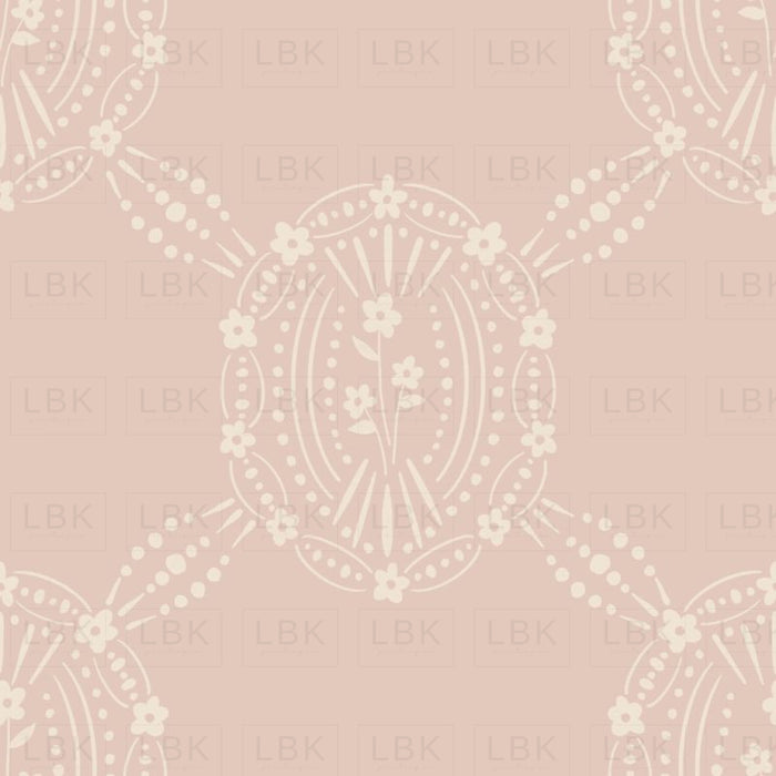 Floral Medallions - Odessa Pink