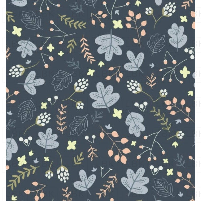 Floral Stem Pattern- Dark