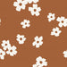 Flowers In Cocoa Brown