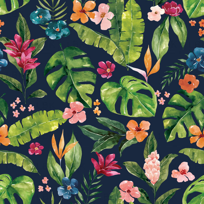 Foliage_Floral_Navyblue