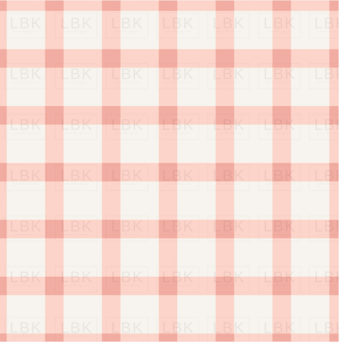 Forest And Frost Plaid Pink