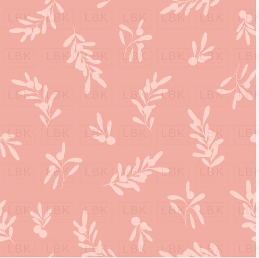 Forest And Frost Tonal Sprigs Pink