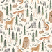 Forest Woodland Animals- Cream