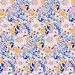 Fruity-Florals In Orange Blues