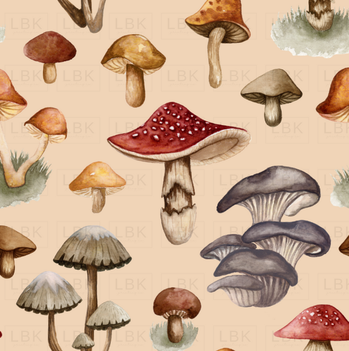 Fungi Fantasy Barely Beige