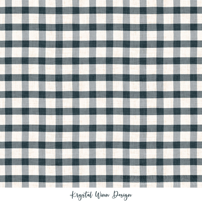 Apothecary Gingham Midnight