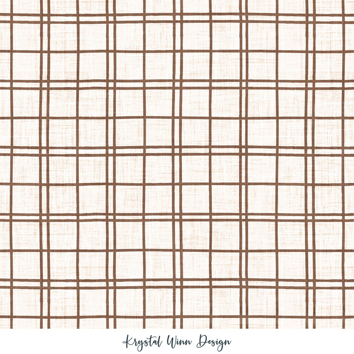 Apothecary Plaid Brown