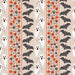 Ghost Bat Floral Stripes Taupe and Rust-01