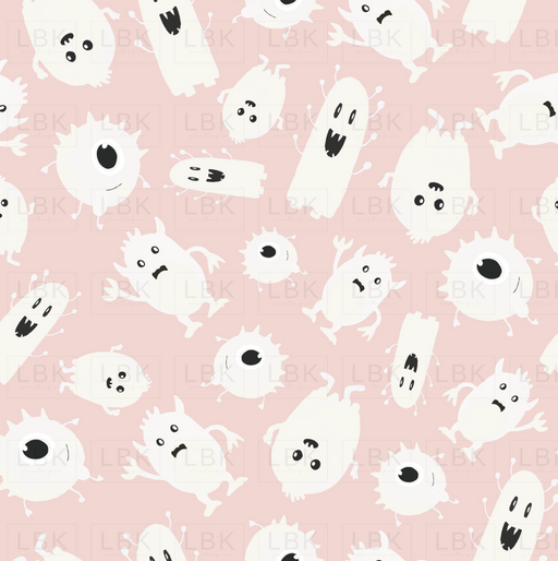 Ghost Monsters In Baby Pink