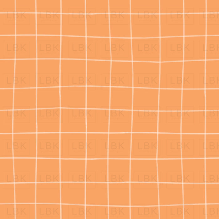 Gingham In Apricot