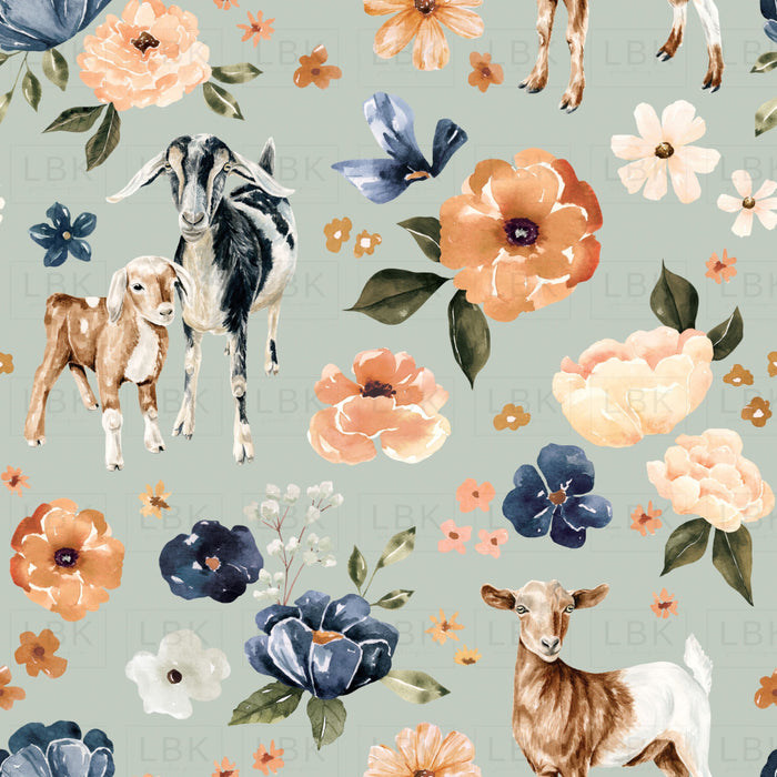 Goat_Floral_Mintblue