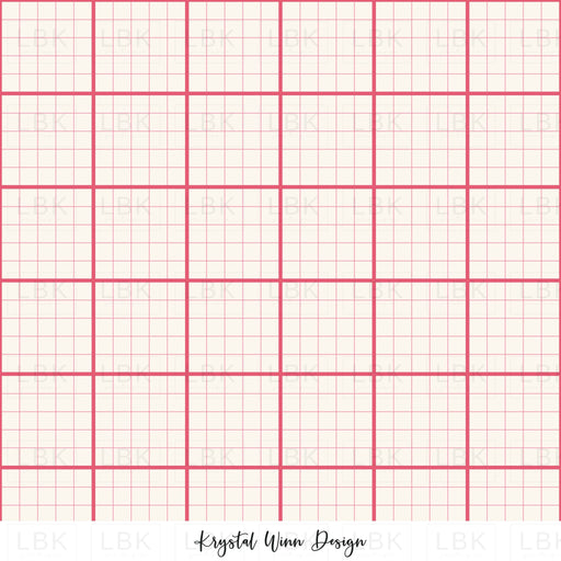 Graph Paper Pink