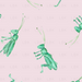 Grasshopperpatterntealfillpink