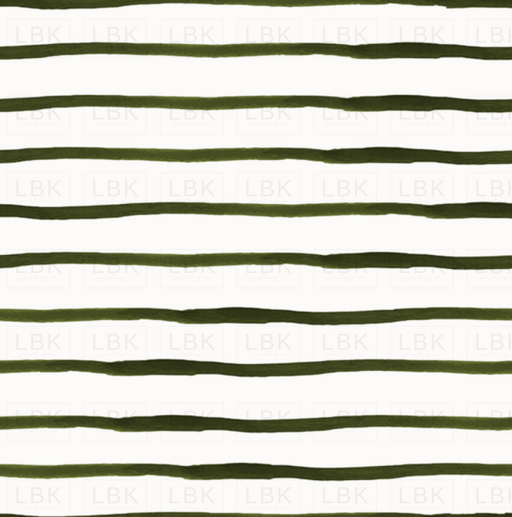 Green Watercolor Stripes