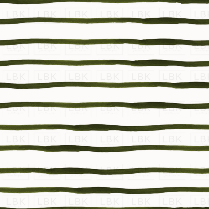 Green Watercolor Stripes