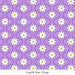 Groovy Wave Flowers Purple