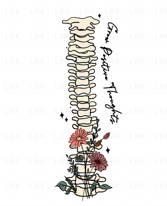 Grow Positive Thoughts - Spine