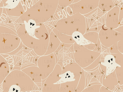Halloween Boo Ghosts In Blush Pink