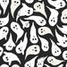 Halloween Ghosts In Black And White