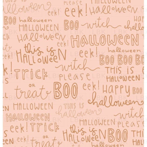 Halloween Words (Pink 2)