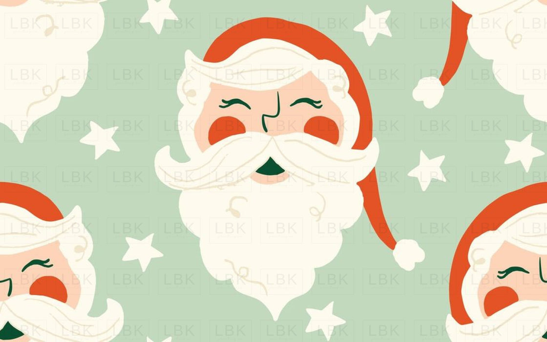 Happy Santa In Mint