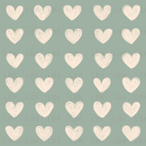 Hearts In Teal