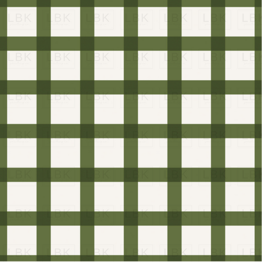 Holly And Pine Plaid Green