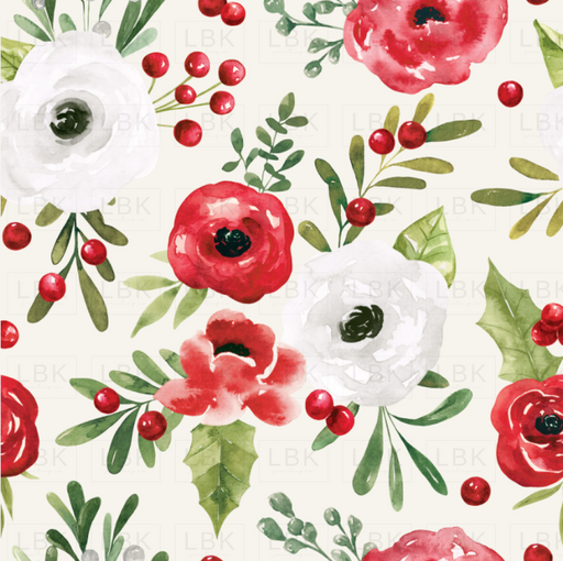 Holly And Pine Winter Floral Cream
