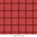 Home For Christmas Simple Plaid Red