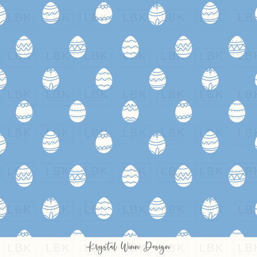 Hoppy Easter Egg Dot Blue