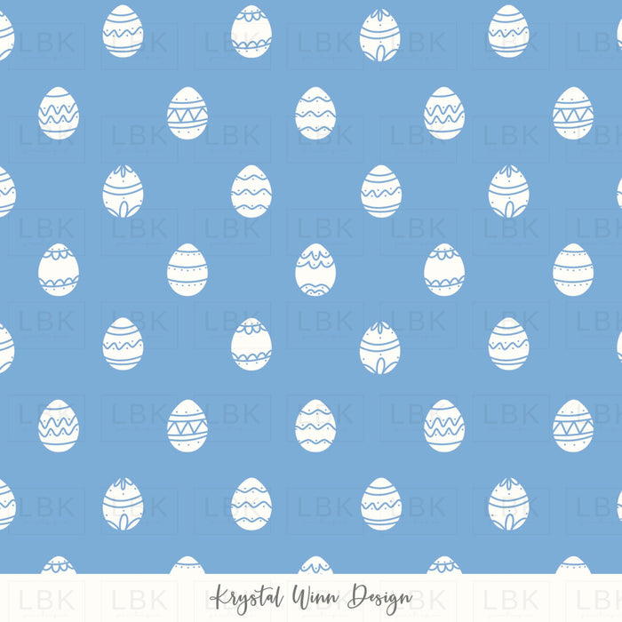 Hoppy Easter Egg Dot Blue