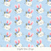 Hoppy Easter Honey Bunny Blue