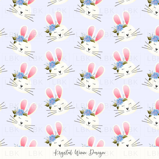 Hoppy Easter Honey Bunny Purple