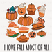 I Love Fall Most Of All