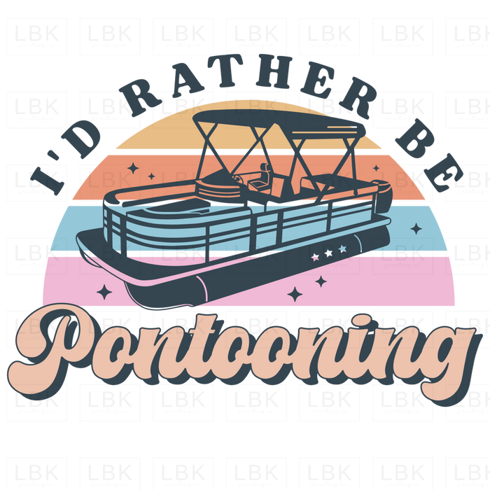 Id Rather Be Pontooning