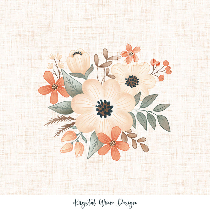 Apothecary Panel- Floral (3 panels)