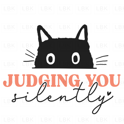 Judging You Silently - Cat
