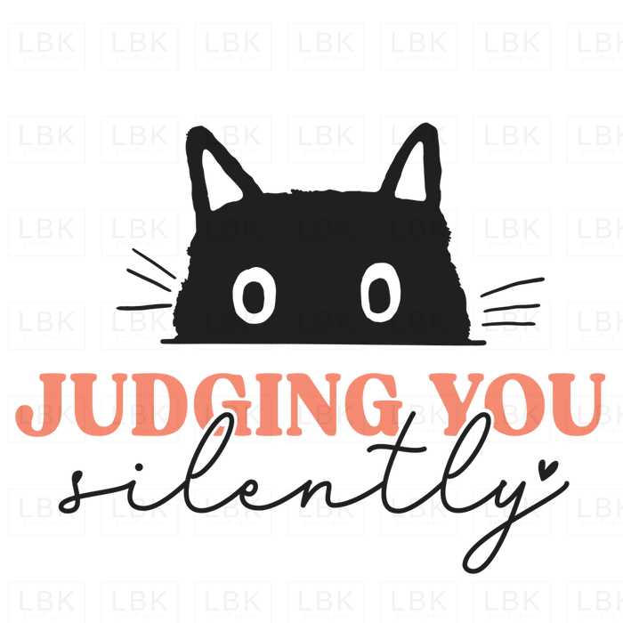 Judging You Silently - Cat