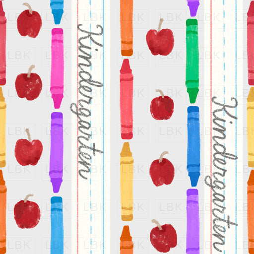 Kindergarten stripe light gray