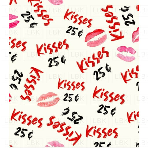 Kisses 25¢ On Citrine White