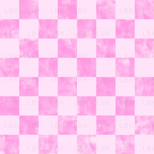 Light pink watercolor checker