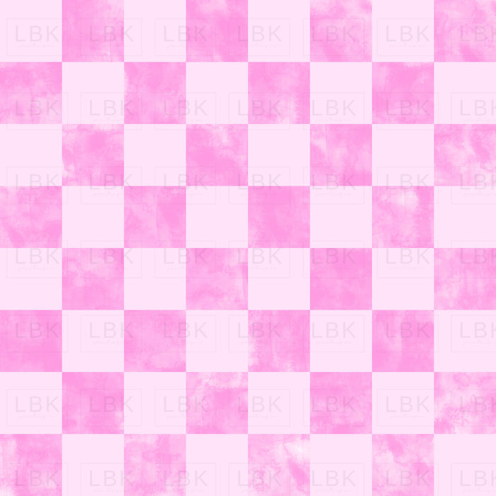 Light pink watercolor checker