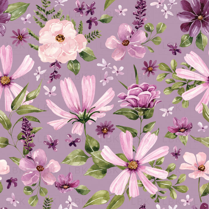 Lilac Floral Purple