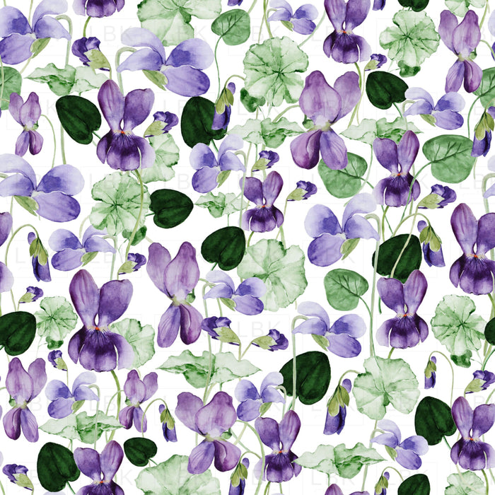 Lilac Watercolor Floral