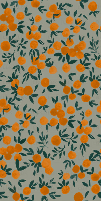 Little Oranges - Retro On Vintage Teal