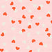 Little Valentine Confetti Hearts On Coconut Ice Pink Fabric