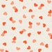 Little Valentine Confetti Hearts On Vanilla Fabric