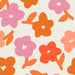 Little Valentine Daisy Stems On Vanilla Fabric